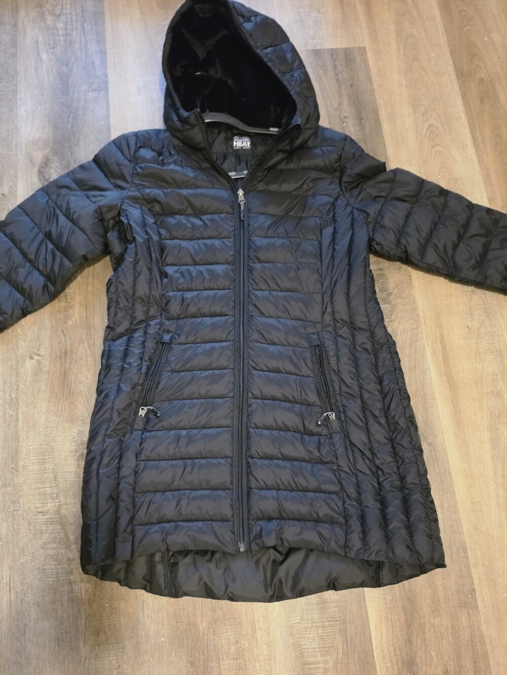 32 Degrees Women’s Black Packable Quilted Puffer Jacket